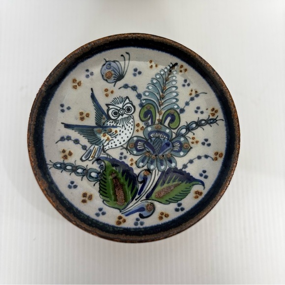 Ken Edwards Tonala Blue Bird 5 Salad Plates 6 1/2" El Palomar Mexican Pottery - Picture 3 of 10